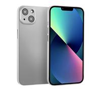 doupi UltraSlim Coque Compatible avec iPhone 13 (6,1 Pouces), Fin Mat Ultra Mince et Ultra léger Bumper Cover Housse de Protection, Blanc