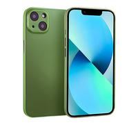 doupi UltraSlim Coque Compatible avec iPhone 13 Mini (5,4 Pouces), Fin Mat Ultra Mince et Ultra léger Bumper Cover Housse de Protection, Vert