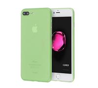 doupi UltraSlim Coque Compatible avec iPhone 8 Plus / 7 Plus (5,5 Pouces), Fin Mat Ultra Mince et Ultra léger Bumper Cover Housse de Protection, Vert