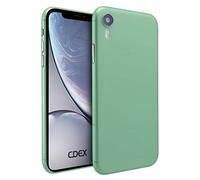doupi UltraSlim Coque Compatible avec iPhone XR (iPhone 10r) 6,1 Pouces, Fin Mat Ultra Mince et Ultra léger Bumper Cover Housse de Protection, Vert