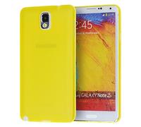 doupi UltraSlim Coque Compatible avec Samsung Galaxy Note 3, Fin Mat Ultra Mince et Ultra léger Bumper Cover Housse de Protection, Jaune