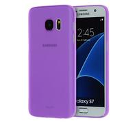 doupi UltraSlim Coque Compatible avec Samsung Galaxy S7 (Plat) Fin Mat Ultra Mince et Ultra léger Bumper Cover Housse de Protection Shell Coque, Violet