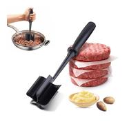 DOUQIFEI Hachoir à Viande pour bœuf haché, Presse-purée résistant à la Chaleur pour Viande de Hamburger, 5 Lames incurvées, broyeur de bœuf haché, Hachoir à Hamburger antiadhésif, Outil de