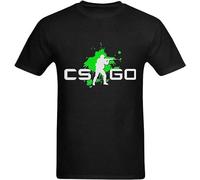 douqnayu Men's Counter Strike CsGo T-Shirt Black