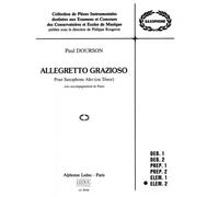 DOURSON - ALLEGRETTO GRAZIOSO - SAXOPHONE,PIANO (COLL.ROUGERON)
