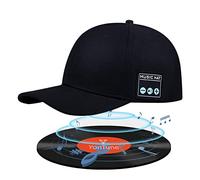 Dous Baseball Bluetooth Haut-Parleur Intelligent sans Fil Chapeau Bluetooth Baseball Réglable avec Haut-parleurs Stéréo Casque Bluetooth Lavable Chapeau Sport Plein Air Unisexe