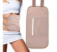 Dous Compresses D'huile Ricin, Pack Compression Ceinture Massage pour Compresse Foie, Réutilisable Moins Dégâts Et Moins Chaleur pour Un Sommeil Confortable, La Constipation