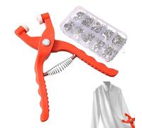 d'outils pour boutons-pression - Ensemble complet de boutons-pression, construction en acier inoxydable, de presse robuste | d'accessoires parfaits pour les travaux manuels, les réparation