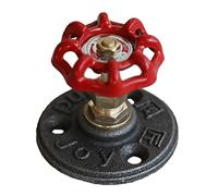 Douup Tuyau Industriel Portemanteau Porte-Bagages, Robinet Poignée Valve Sol Hooks Manteau Et Son Chapeau Bride, Steampunk Tuyau Noir Portemanteau, Vestibule Crochet Hat