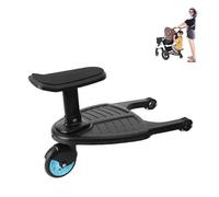 douuyaoo Planche À Roulettes De Poussette | Planche Poussette Universelle |Plateforme Universelle Skate,installation facile,antidérapante, roues pivotantes à 360°, jusqu’à 25 kg