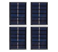 DouWen MO 4 panneaux solaires en silicium polycristallin de 3 V et 0,3 W à monter soi-même, avec câble ; kit de charge solaire étanche pour petits appareils électroniques, fonctionnant à la