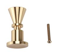 DouWen MO Brass Towel Hook, Wall Mount Coat and Robe Hanger, Rustproof Solid Brass Decorative Hook for Bathroom Bedroom Kitchen with Screw for Tile Drywall Door