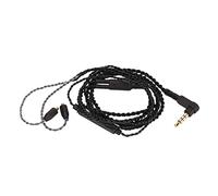 DouWen MO Câble de remplacement pour écouteurs avec micro, câble d’écouteur à noyau en OFC pour SE215, SE315, SE535, SE846, connecteur MMCX vers 3,5 mm, compatible avec les modèles, (Noire)