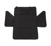 DouWen MO Dog Car Seat Cover Scratchproof, Pet Rear Seat Covers for Cars SUVs Trucks, Breathable Mesh Oxford Cloth Back Seat Cover for Dogs, with Non Slip Straps for Secure Fit