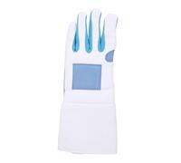 DouWen MO Left Hand Fencing Glove, Skid Resistant Saber Training Glove, Padded Abrasion Resistant Glove with Knitted Fabric for Foil Sabre Epee Practice and Competition (L adapté au modèle W4)