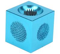 DouWen MO Multipurpose Billiard Cue Tip Repair Tool, Stainless Steel Billiards Pick for Snooker and Pool Cues, Compact Cue Tip Sander and Shaper with Pricking and Polishing Functions for All (Bleue)