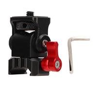 DouWen MO Support Universel de Montage pour Moniteur de Terrain avec Filetage 1/4 Pouce, Support de Montage pour Moniteur de caméra avec déverrouillage Rapide pour Pince sur Rail, rotat