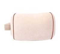 Doux Auto de siège de Voiture Appui-tête Oreiller Respirant Tête Support de Cou Coussin Cou en Mousse Support pour appuie-tête de siège de Voiture，Flanelle Beige-R,1