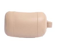 Doux Auto de siège de Voiture Appui-tête Oreiller Respirant Tête Support de Cou Coussin Cou en Mousse Support pour appuie-tête de siège de Voiture，Cuir Pu Beige-R,1