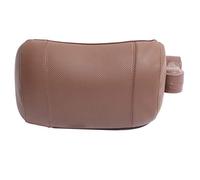 Doux Auto de siège de Voiture Appui-tête Oreiller Respirant Tête Support de Cou Coussin Cou en Mousse Support pour appuie-tête de siège de Voiture，Cuir Pu Marron-R,1