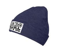 Doux Bonnet Tricoté C'est Moi Salut, Je suis l'anniversaire, C'est Moi Bonnets en Tricot Universelle Chapeau d'hiver Tricoté pour Femme Adultes Sports