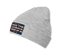 Doux Bonnet Tricoté L'Amérique dans laquelle J'Ai grandi me Manque. Drôle Bonnet Hiver Chaud Tricot Chaud Beanie Hats pour Femme Ski Cyclisme