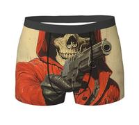 Doux Calecon Hommes Grim Reaper Gangster drôle sous-Vêtement Confortable Trunks Caleçons S