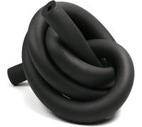 Doux Isolation De Tuyau, Tube D'isolation Antidérapant ID 25mm/32mm/43 Mm/50mm, Préservation De Chaleur pour L'Antigel, Aux Conduites d'eau Domestique, Noir(ID50mm/T15mm)