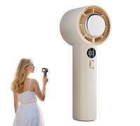 doux jardin ventilateur,mini ventilateur révolutionnaire,Ventilateur Doux jardin,générique mini ventilateur portable,Refroidissement Instantané,Ultra Silencieux, 100 Vitesses, USB Rechargeable-White