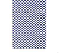 Doux Moelleux Vintage Tapis, Tapis en Damier, Tapis De Salon, Tapis Bleu Et Blanc, Décoration Intérieure Vintage Colorée, Blue, 120x160cm