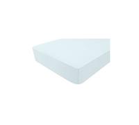 doux nid drap-housse en jersey - bleu clair - 60x120 cm