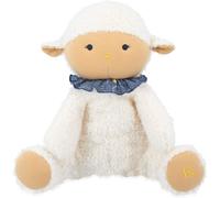Doux Sommeil-Peluche Mouton Blanc-Peluche Musicale-6 Sons Apaisants Pour Endormir Bébé-Détecte Les Pleurs-25 Cm-Dès La Naissance,K221003