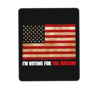 Doux Tapis de Souris de Jeu, Je Vote pour The Outlaw 2024 Gaming Mousepad Confort Tapis de Gaming pour Bureau Claviers Jeux