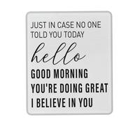 Doux Tapis de Souris d'Ordinateur, Tu Fais du Bon Travail, Je Crois en toi. Citations inspirantes Gamer Mouse Pad Durable Tapis de Souris pour PC Les capteurs de Jeu Souris