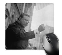 Doux Tapis De Souris Gamer Teddy Roosevelt, La Vache Orignal 25X30Cm, Mousepad Améliore La Précision Et La Vitesse Tapis De Bureau pour Pc Souris Les Capteurs De Jeu