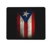 Doux Tapis de Souris Gaming, Drapeau de Porto Rico, Portable Tapis de Gaming, Gaming Mousepad, 25X30cm, Souris, Joueurs Professionnels, Bureau