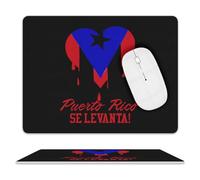 Doux Tapis de Souris Porto Rico Se Leta Cuir Souris de Gaming Gaming Mousepad 25x30cm pour Bureau,Jeux,Ordinateur
