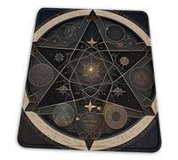 Doux Tapis Souris Carte Stellaire Sacrée De L'Alchimiste Mystique Obscure 25X30Cm, Mousepad Résistant À Usure Tapis De Souris pour Pc Souris Claviers