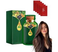 Doux teinture à base de plantes à utilisation rapide, shampooing de couleur de cheveux durable et naturel, extrait de plante pur pour teinture à bulles de couleur de cheveux gris (Châtain)