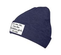 Doux Tricoté Bonnet C'est Moi Salut, Je suis l'anniversaire, C'est Moi Bonnet Chapeau Tricot Universelle Chapeau Tricoté pour Femme Adultes Ski
