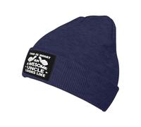 Doux Tricoté Bonnet Voilà à Quoi Ressemble Un Oncle génial Bonnet Hiver Chaud Tricot Extensible Beanie Hiver pour Cyclisme Adultes Ski