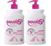DOUXO S3 Calm Shampooing apaisant pour Chiens et Chats avec des Allergies, des démangeaisons ou des rougeurs, 500ml (Lot de 2)