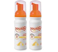DOUXO S3 PYO Mousse, Soin désinfectant et apaisant sans rinçage pour Chiens avec des irritations, des Boutons ou des croûtes, 150ml (Lot de 2)