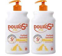 Douxo S3 PYO Shampooing nettoyant, désinfectant et apaisant pour Chiens et Chats avec des irritations, des Boutons ou des croûtes, 500ml (Lot de 2)