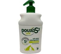 DOUXO S3 SEB Shampooing anti-odeur et séborégulateur , pour chiens chats avec des pellicules, poils gras mauvaises odeurs chats, 500ml 500 ml