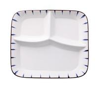 DouYuan Céramique Assiette Controle de Portion, Assiette Dietetique 3 Compartiment Adulte, Assiettes Divisées pour La Perte Poids