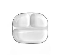 DouYuan Céramique Assiette Controle de Portion, Assiette Dietetique 3 Compartiment Adulte, Assiettes Divisées pour La Perte Poids