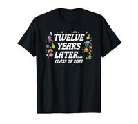 Douze Ans Plus Tard, soirée de Remise des diplômes Amusante de la 2027 T-Shirt Graphique avec Valeur