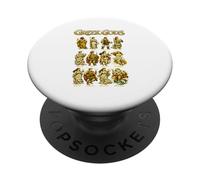 Douze Dieux grecs, Grèce Mythologie Amoureux d'art, 12 divinités PopSockets PopGrip Adhésif