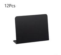 Douze petites étiquettes pour tableau noir de bureau pour afficher des informations créatives lors d'événements